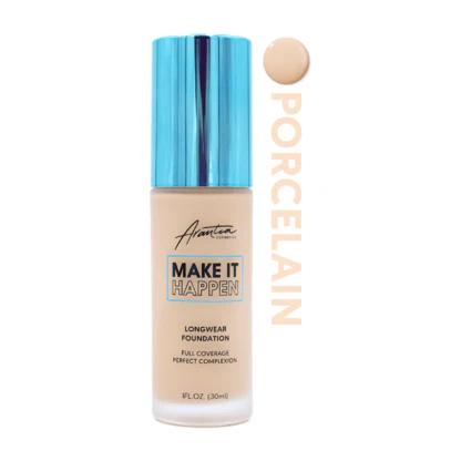 BASE DE MAQUILLAJE MAKE IT HAPPEN FOUNDATION - ARANTZA COSMETICS